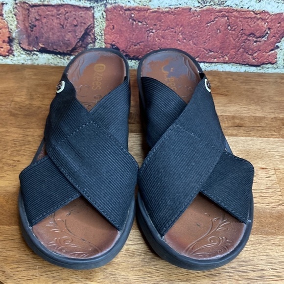 BZees Womens Black Desire Slides Sandal Size 6.5 - Picture 6 of 13